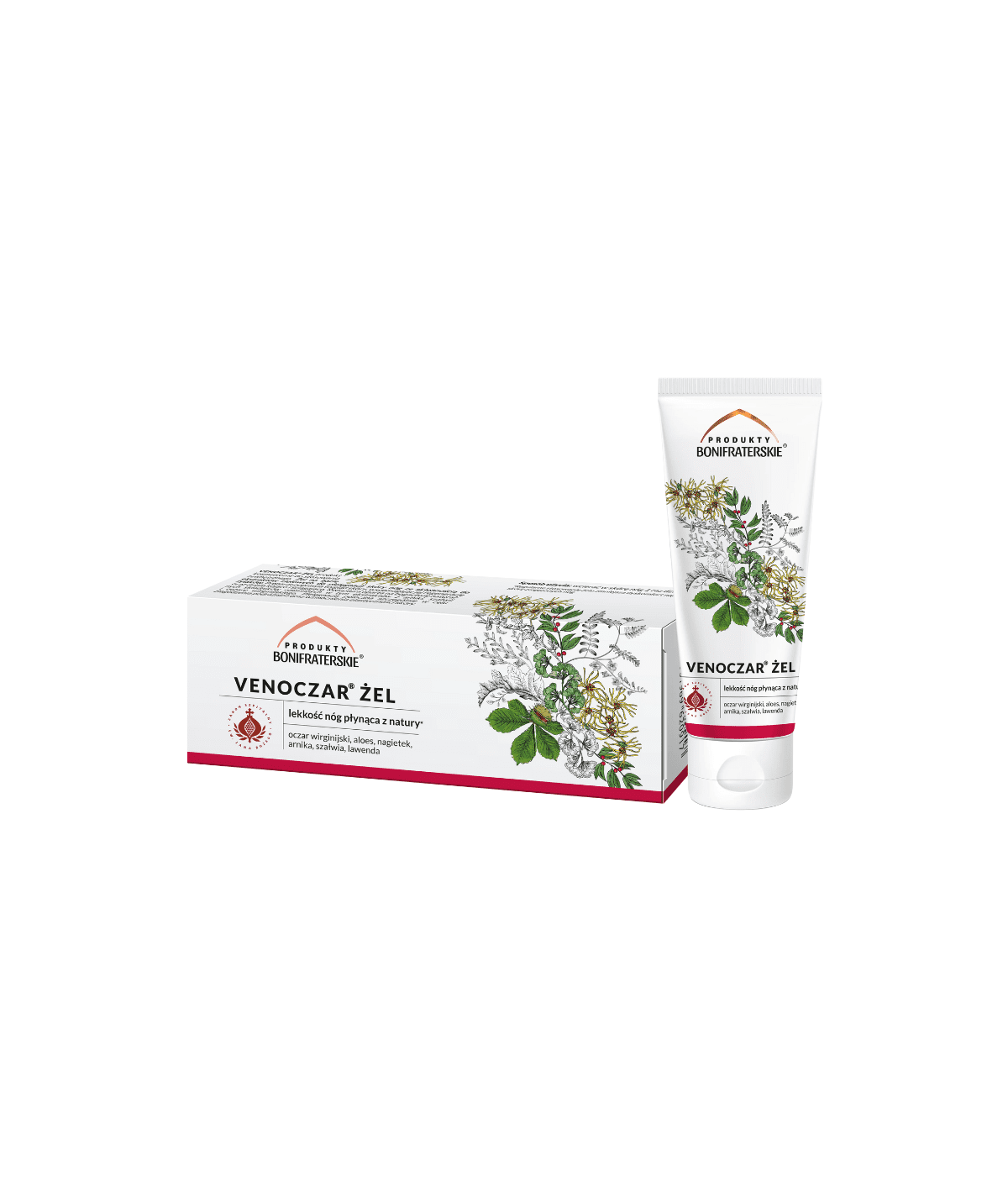 PRODUKTY BONIFRATERSKIE Venoczar Żel lekkość nóg 75g