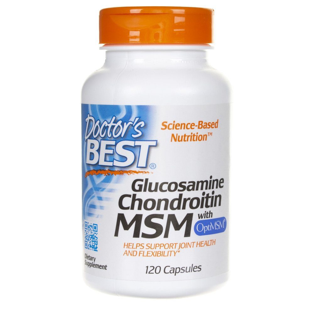 DOCTOR'S BEST Glucosamine Chondroitin with OptiMSM 120 capsules