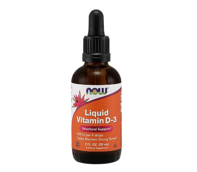 NOW FOODS Vitami D 3 liquid 400 IU 59 ml