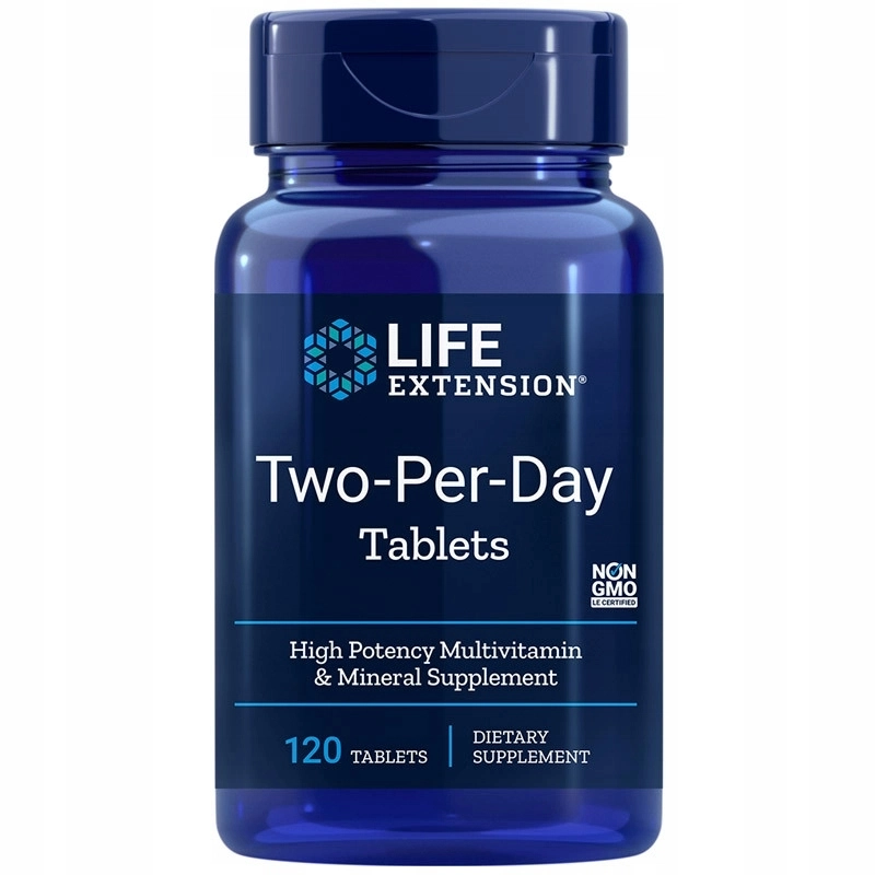 LIFE EXTENSION Two-Per-Day mutiwitamina 120 tabletek