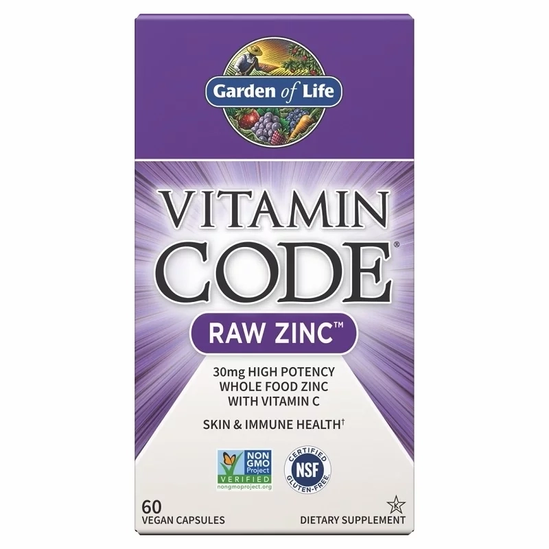 GARDEN OF LIFE Vitamin Code Raw Zinc  60 vkap