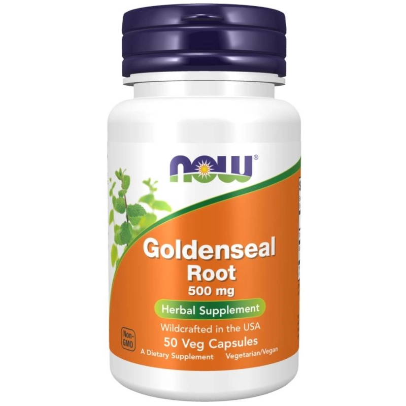 NOW FOODS Goldenseal Root - Gorzknik kanadyjski - 50  vegcap