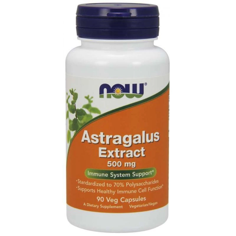 NOW FOODS Astragalus Extract 500 mg 90 veg capsules