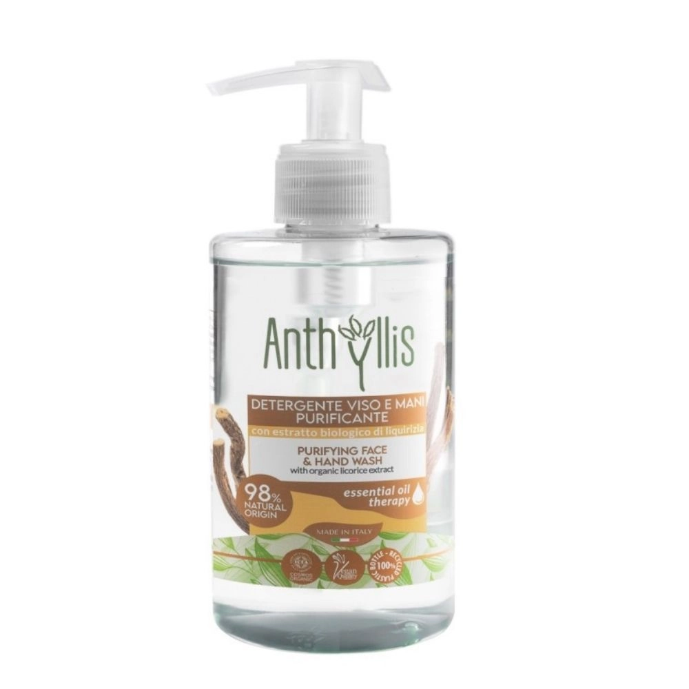 ANTHYLLIS Żel do Mycia Twarzy i Rąk z Organicznym Ekstraktem z Lukrecji – 300 ml