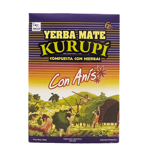 KURUPI Herbata Yerba Mate CON ANIS 500g